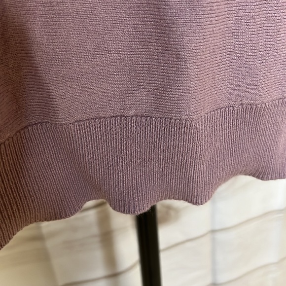 7th Avenue New York & Company Lavender 3/4 Sleeve Top - Picture 7 of 9